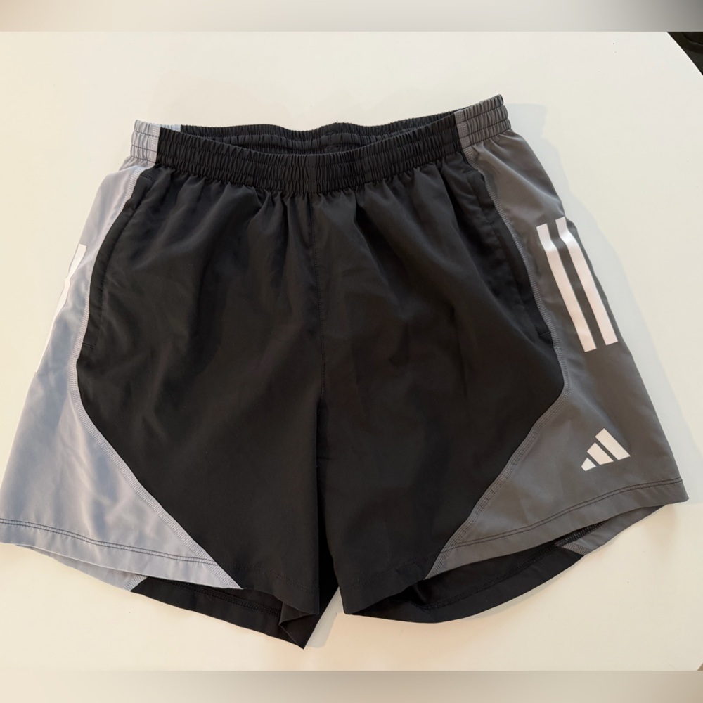 Adidas Athletic Shorts in Black and Gray - Picture 3 of 9